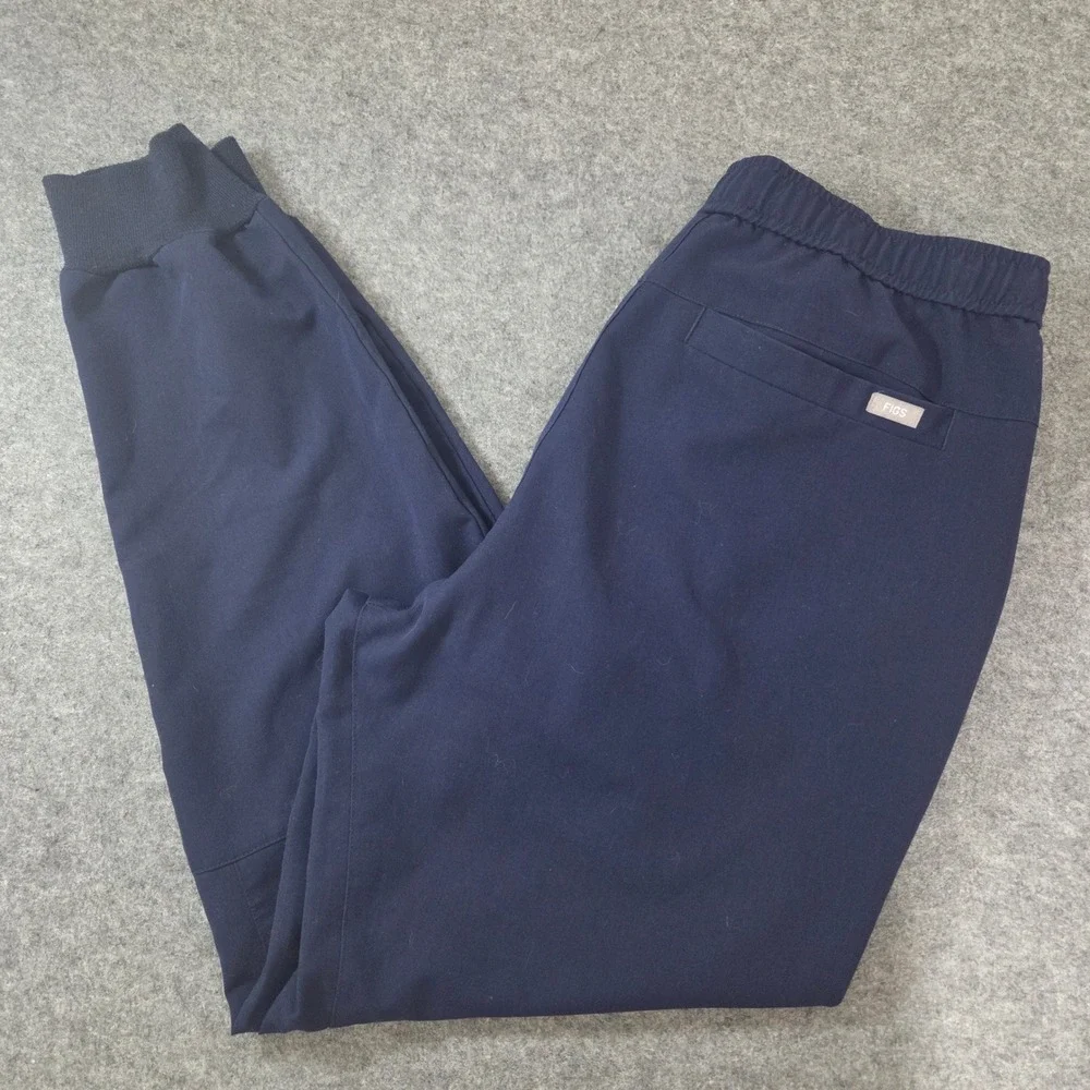 Figs Mens Tansen Jogger Scrub Pants Navy Blue Technical Collection Large L
